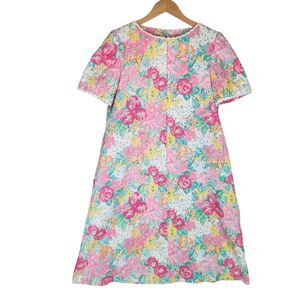 Vintage Chiha Robe Women's M Multicolor Floral Colorful Preppy Retro Tropical